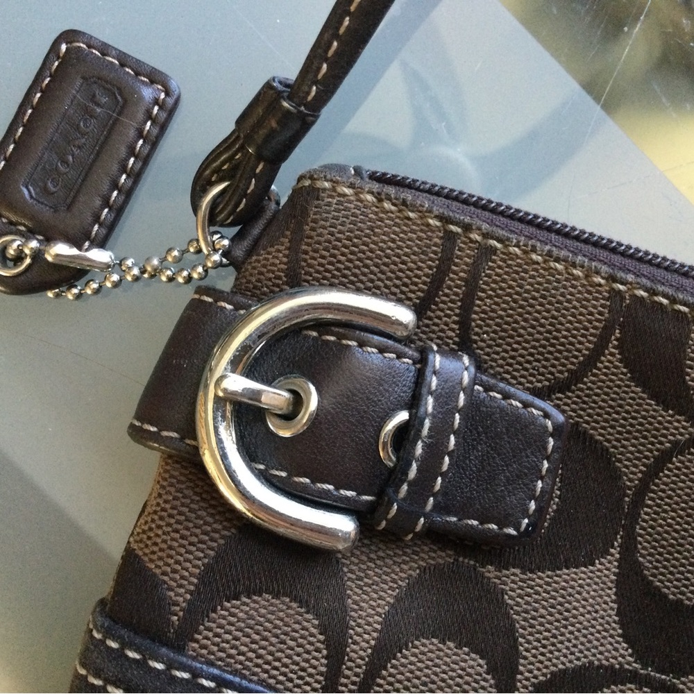 Coach wristlet Handbag purse key chain
